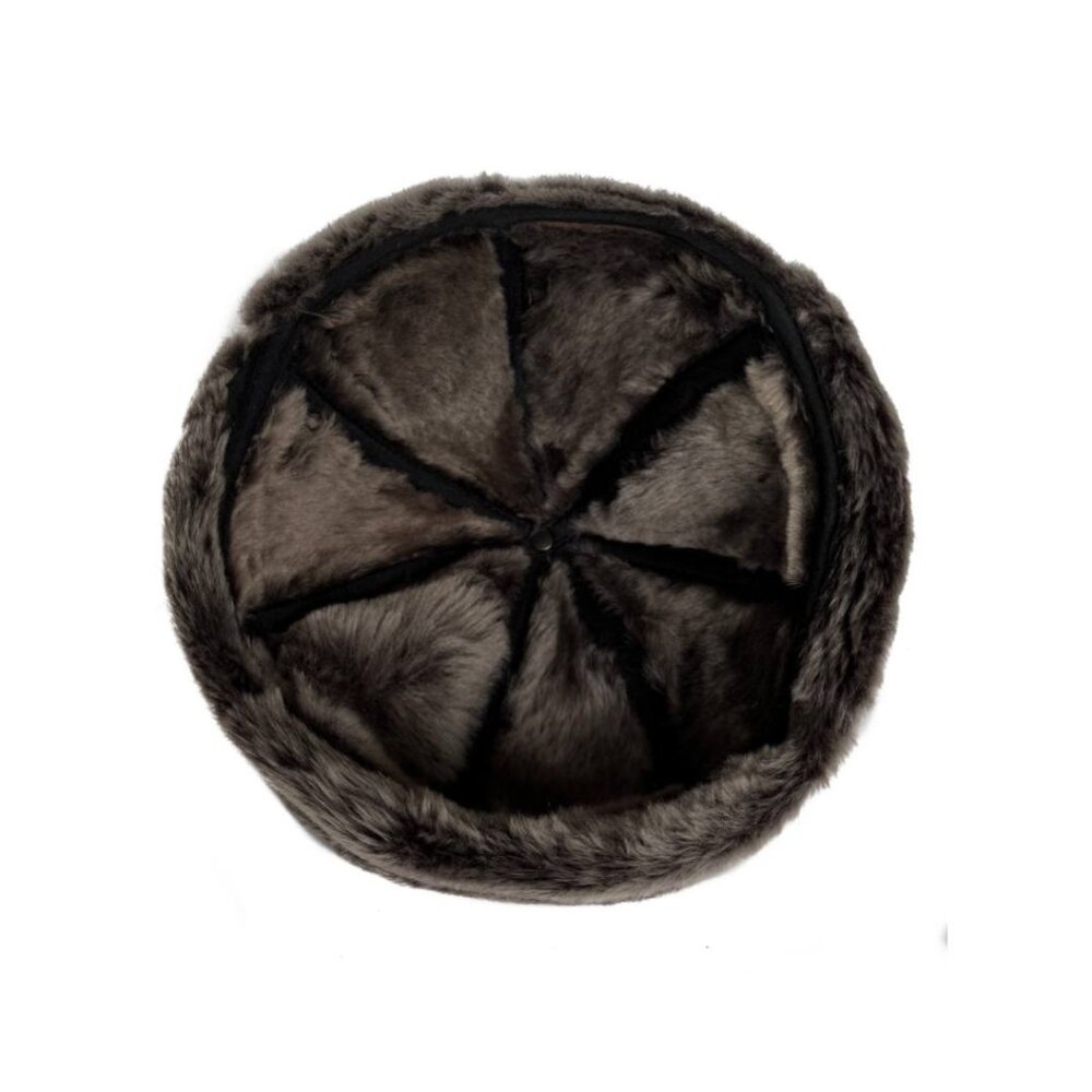 Shearling Sheepskin Leather Trapper Hat Aviator | Winter Hat | Ushanka - Picture 5 of 8